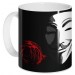 Кружка V for Vendetta - Mask and Rose 