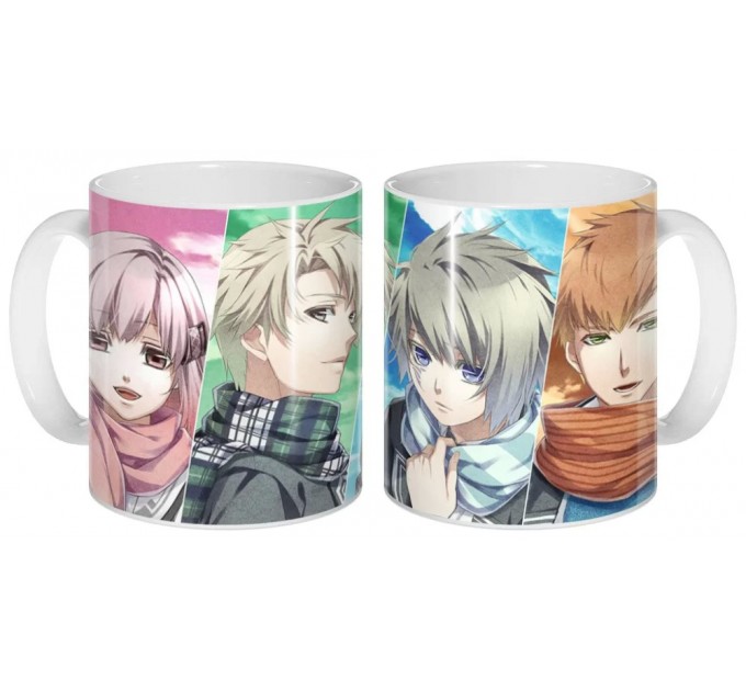 Кружка Norn9 Masamune Tooya, Senri Ichinose, Kakeru Yuiga, Koharu 