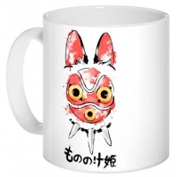 Кружка Sumi-e Mononoke Hime - Wolf Girl Mask