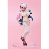 Super Sonico White Cat Ver. (Complete Figure)