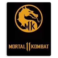 Коврик для мышки прямоугольный Mortal Kombat  Logo