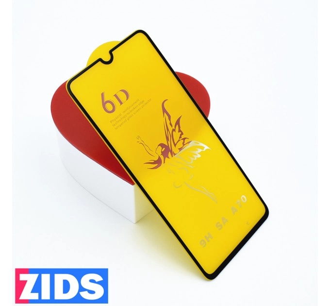 Защитное 3D стекло для Samsung Galaxy A70 черное