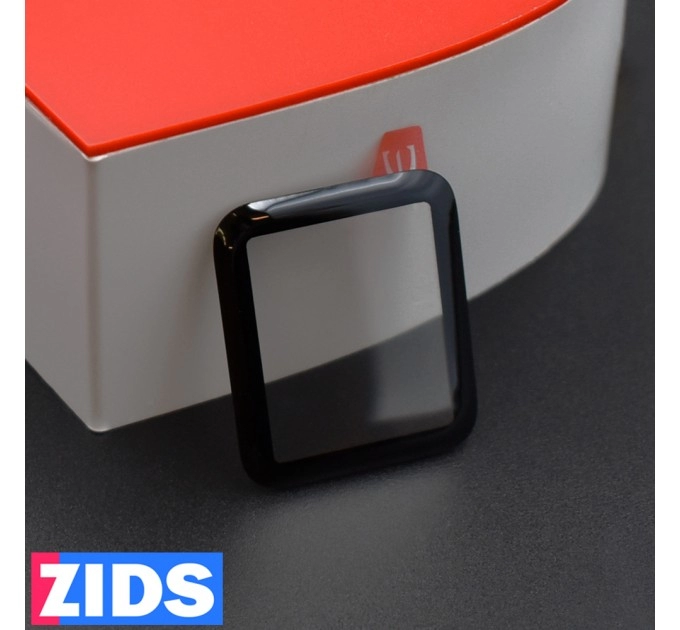 Защитное 3D стекло для Apple Watch 42 мм черное