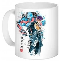 Кружка JoJo - Crazy Diamond Watercolor